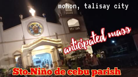 mohon, talisay church mass schedule|Santo Niño Parish .